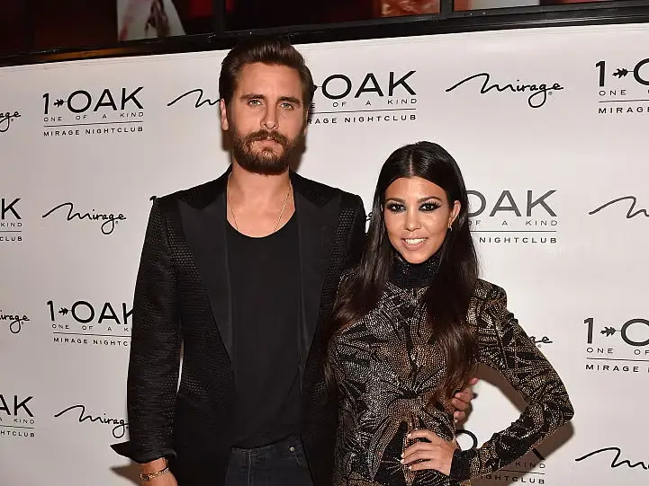 Kourtney Kardashian and scot disick